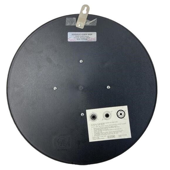 Vintage 1988 Cup-O-Java Light Up Wall Clock 13" Art Deco Retro Diner Seinfeld - Picture 13 of 13